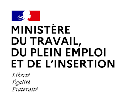 Ministère du Travail, du Plein Emploi et de l'Insertion Logo